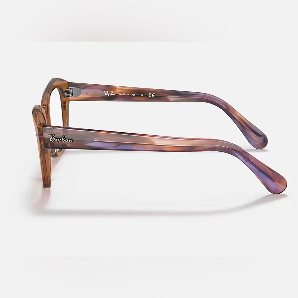 Ray Ban State Street Striped Violet Havana Frames Shades Glasses